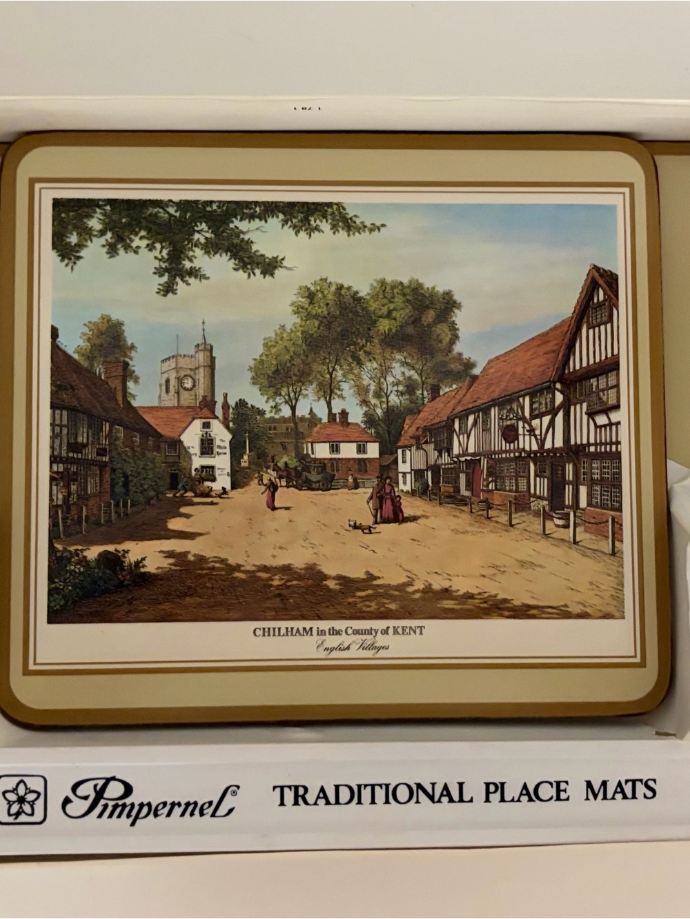 NEW Vintage Pimpernel Placemats Set 8 English Countryside Scenes • Cottagecore